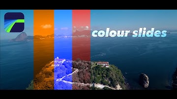 How to make colour overly sliding effect in Lumafusion