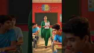 Exam Result Reality Confidence 100% Marks 30%