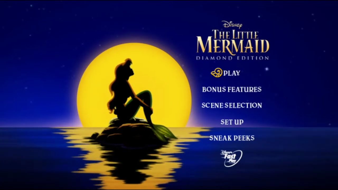 The Little Mermaid Diamond Edition 2013 DVD Menu Walkthrough YouTube the-little-mermaid-diamond-edition-2013-dvd-menu-walkthrough-youtube