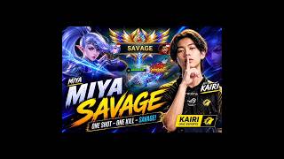Easy Savage By miya 🏹 #mlbb #miya#mlbb #mobilelegends