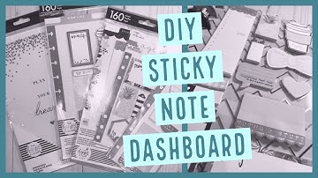 DIY Planner Dashboard | Sticky Notes