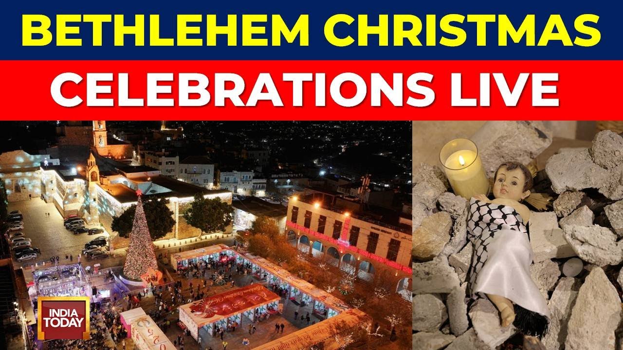 Bethlehem LIVE Visuals | Bethlehem Christmas Celebrations | Birth Place ...