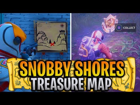 Fortnite "Snobby Shores Treasure Map Locations" CHALLENGE COMPLETED! - Fortnite Battle Royale