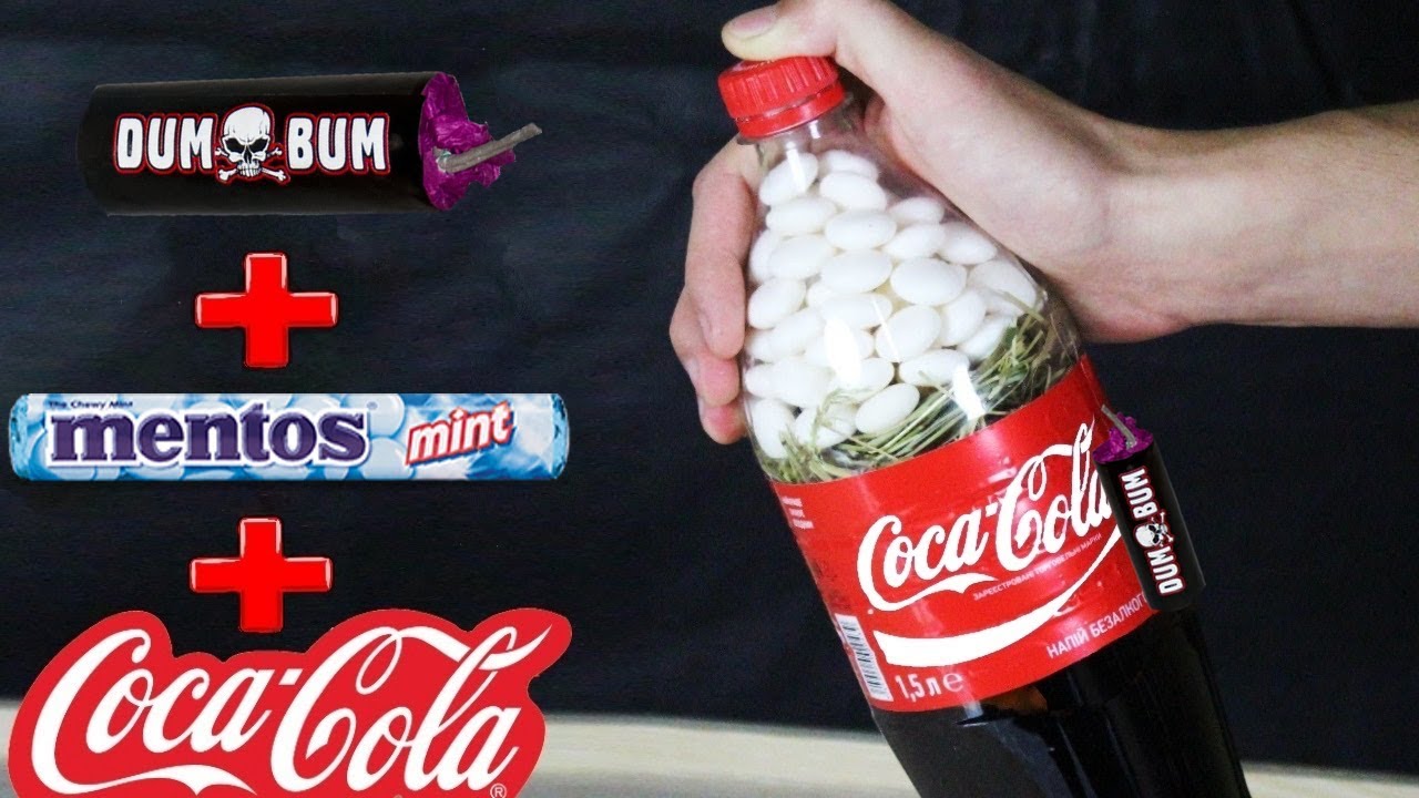 100 MENTOS VS COCA COLA - YouTube