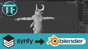 Synty to Blender - Importing Rigged Models
