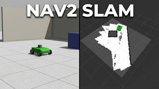 ROS2 Autonomous Rover: Navigation with SLAM and Nav2 in Gazebo