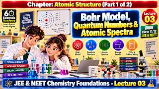 JNCF03 🧪 Bohr Model, Quantum Numbers & Atomic Spectra 🧪JEE & NEET Chemistry Foundation | Class 11 03