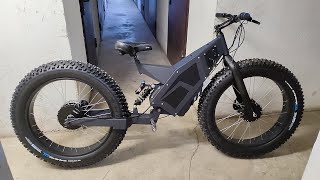 DIY 2X2 electric powered fat bike 26x5.05