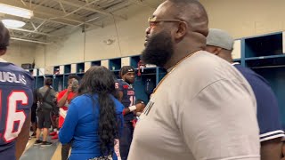 THE BOSS Rick Ross in attendance at Jackson State Game