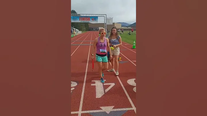 Maria takes first place in her age bracket Estes P...