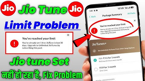 jio tune set problem in jiosaavn | You
