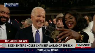 Marjorie Taylor Greene Wears A MAGA Hat At The SOTU