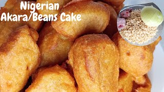 Delicious Bean Cake.| How To Make Akara.|@Tessy's Hot Kitchen