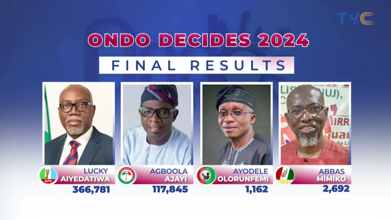 ONDO ELECTIONS: INEC, PDP Disagree Over Alleged Fraud In Ondo poll