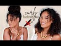 CURLY holiday hairstyles | quick & easy tutorial!