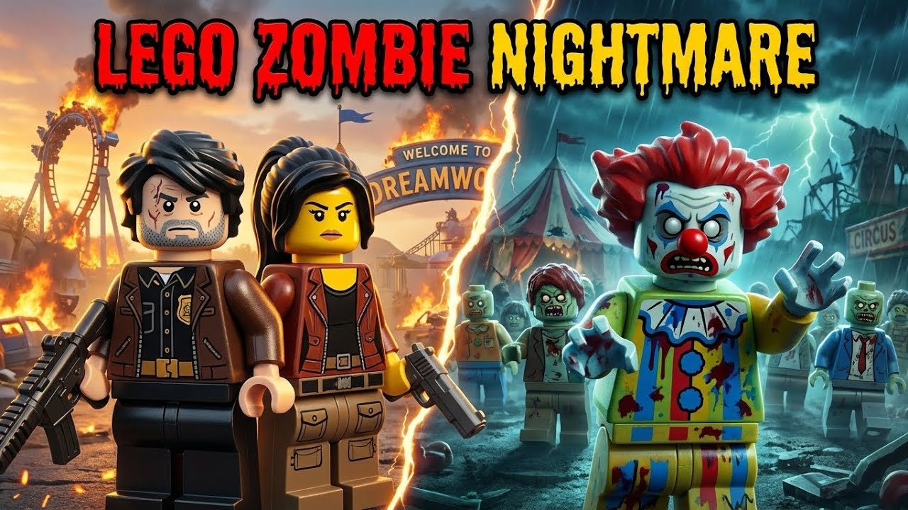 Zombie Nightmare: Carnival Of Terror | LEGO Zombie Animation | Full ...