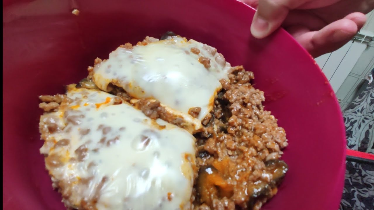 Musaka con microplus de Tupperware