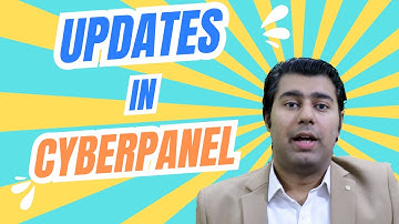 Updates in CyberPanel