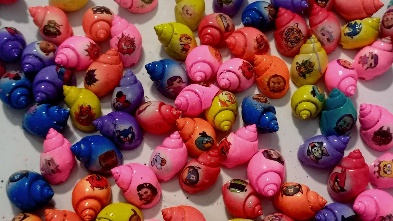 Unboxing cangkang kelomang warna warni🐞🐌 - YouTube