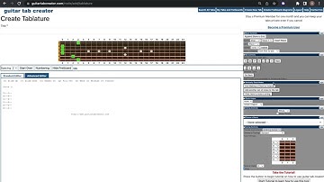 how to use the chord and interval tool in Guitar tab creator