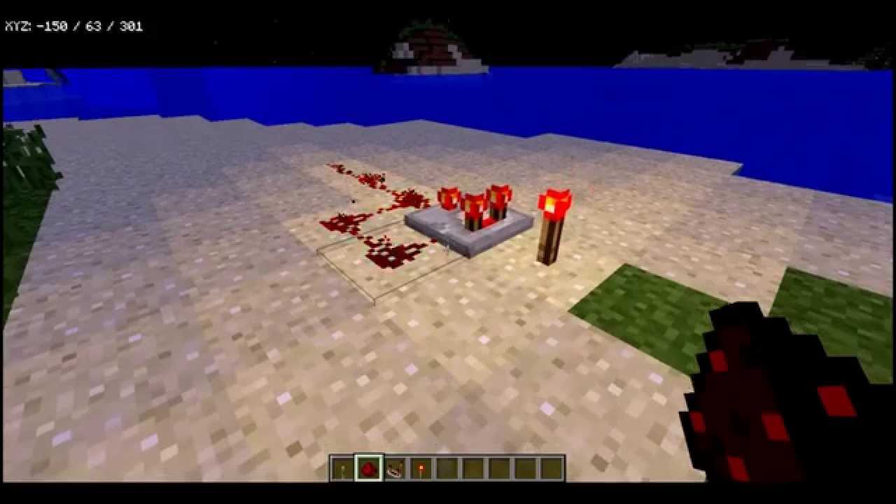 How To Make A Redstone Clock Minecraft 1 8 Youtube