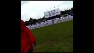 upacara penutupan latihan dasar militer BAKAMLA