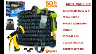 Self car washing is easy and enjoyable with TOPIDEX CAR WASH KIT