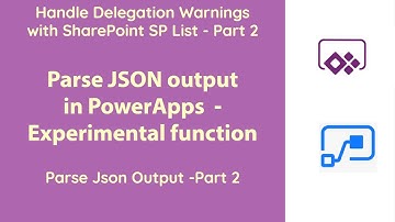 PowerApps - ParseJSON New Feature (Search SharePoint via PowerAutomate Part 2)