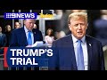 Donald trumps criminal trial wraps for first week  9 news australia