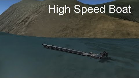 KSP1 High Speed Boat Building