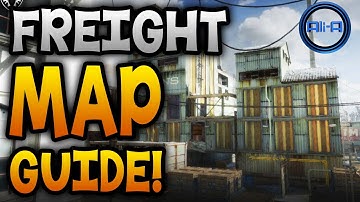 GHOSTS Map Guide - "FREIGHT"! - Locking Doors & Best Spots! (Call of Duty Ghost)