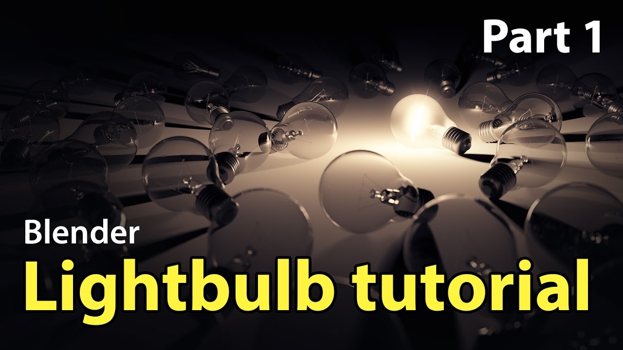 Blender Modelling Tutorial Lightbulb 1 of 2 - YouTube