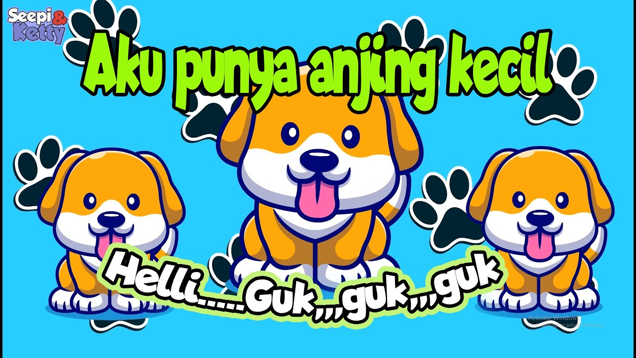 Heli Guk guk guk (Anjing Kecil) | Lagu anak | Lagu anak populer 10 menit