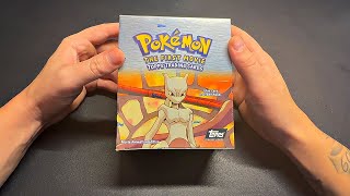 Opening a Booster Box of Pokemon The Movie Topps Cards!
