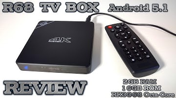R68 TV BOX REVIEW - RK3368 - 2GB Ram - 16GB Rom