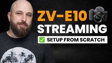 Full Sony ZV-E10 LIVE Streaming Setup w/ Elgato Camlink