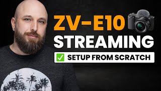 Full Sony ZV-E10 LIVE Streaming Setup w\/ Elgato Camlink