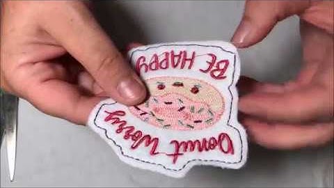 SewWhatPro - Making a Patch using the Border Tool and a Free Design from Urban Threads