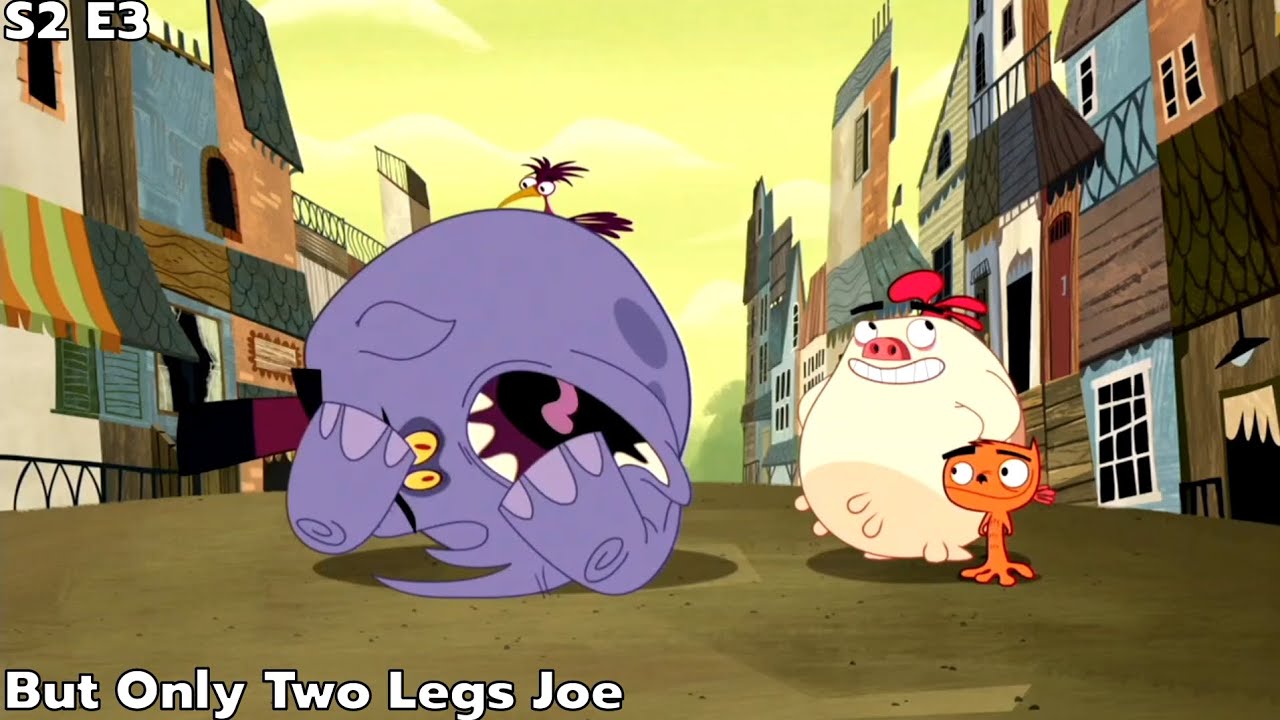 Spliced Cartoon, S2 E3, But Only Two Legs Joe Spokes or He's on the ...