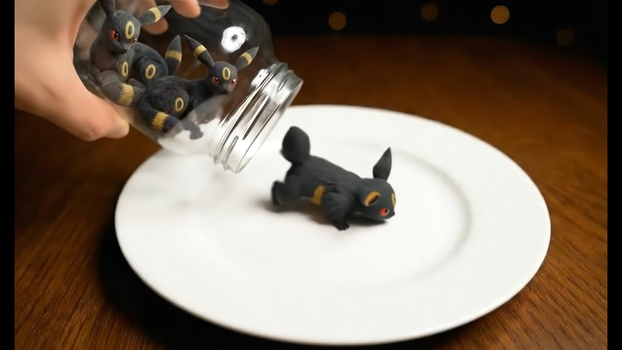 ASMR Pour Pokemon in Real Life Out of the Glass