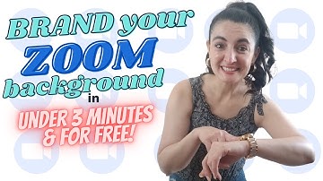 Brand your Zoom background in under 3 minutes and for FREE! (2021)