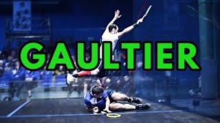 SQUASH. Gregory Gaultier always had the most fun on court