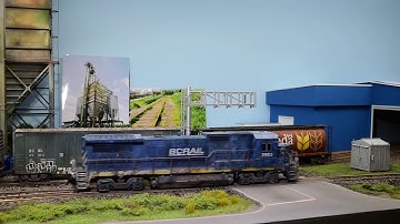 The HO Scale BCR #3903 Dash (TCS Sound) Brake Test