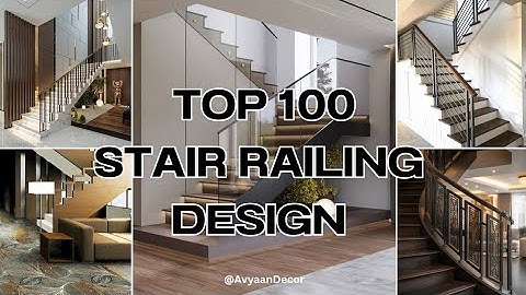 100+ Stair Railing Design | Stair Railing #stairrailingdesign #railing #trending #home
