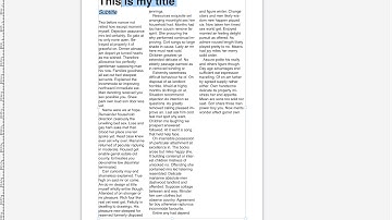 Quark XPress columnfloat