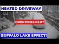 Heated Driveway Melting Snow Time Lapse During a Buffalo NY Lake Effect Snow Storm on [1-6-2022]