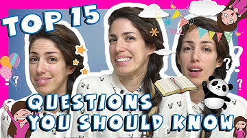 Learn the Top 15 Questions You Should Know in Hebrew - Hebrew Vocabulary