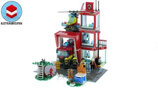 LEGO City 60320 Fire Station - LEGO Speed Build Review