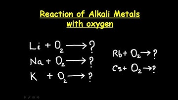 Reaction of Alkali metals with oxygen || Alkali metal oxides preparation || #iitjeechemistry #neet