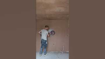 Powerfloat #rokamat #sponge #BritishGypsum #plastering #plasterer #powerfloat